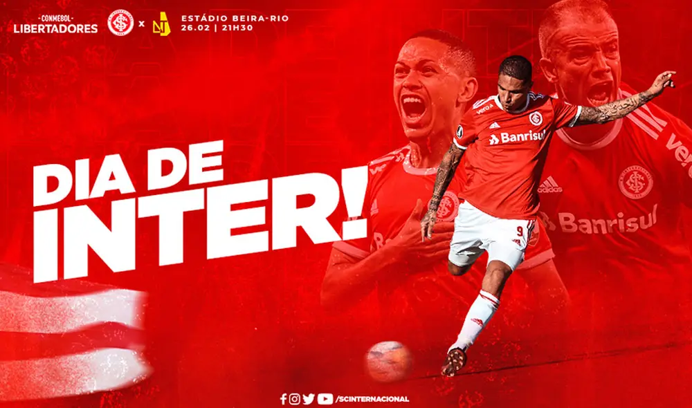 Internacional vs. Tolima por la tercera fase de la Copa Libertadores. Foto: Prensa Internacional de Porto Alegre Internacional vs. Tolima por la tercera fase de la Copa Libertadores. Foto: Prensa Internacional de Porto Alegre