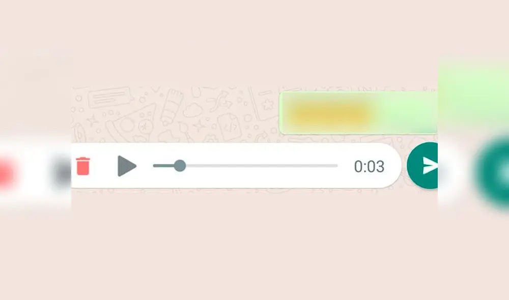 Grabar audios de WhatsApp y oírlos antes de enviarlos.