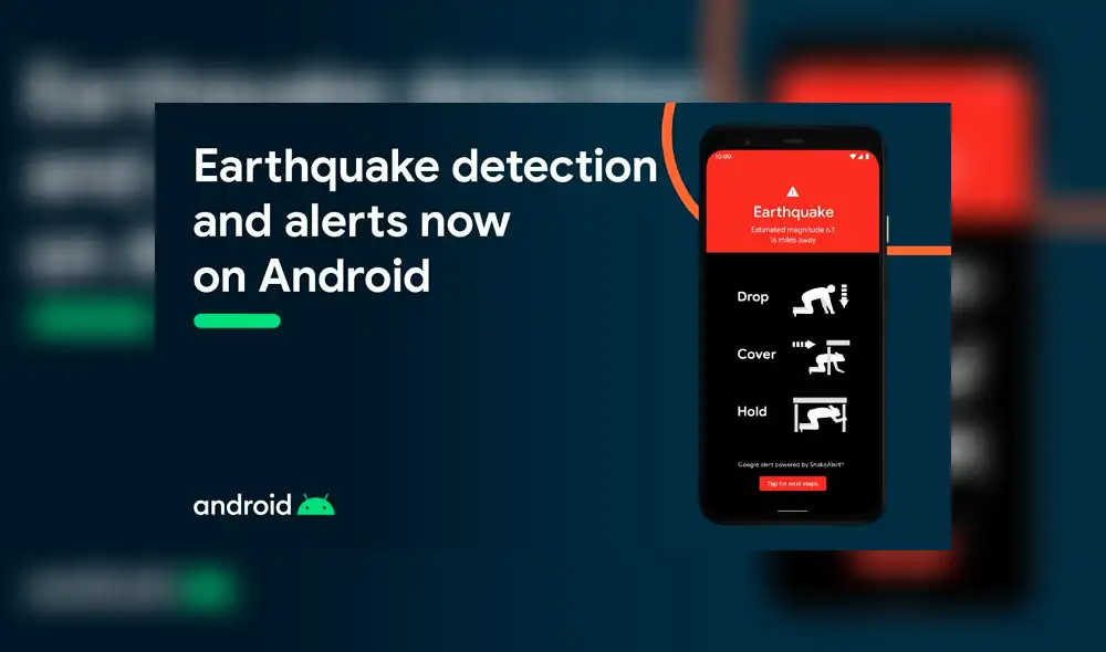 Google planea convertir en sismógrafos todos los teléfonos con sistema operativo Android. Foto: Google.