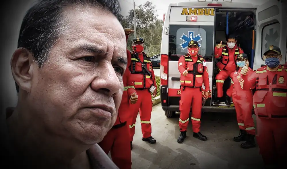 José Vega subestimó la labor de los bomberos señalando que "llegan tarde". Composición: Gerson Cardoso/La República. José Vega subestimó la labor de los bomberos señalando que "llegan tarde". Composición: Gerson Cardoso/La República.