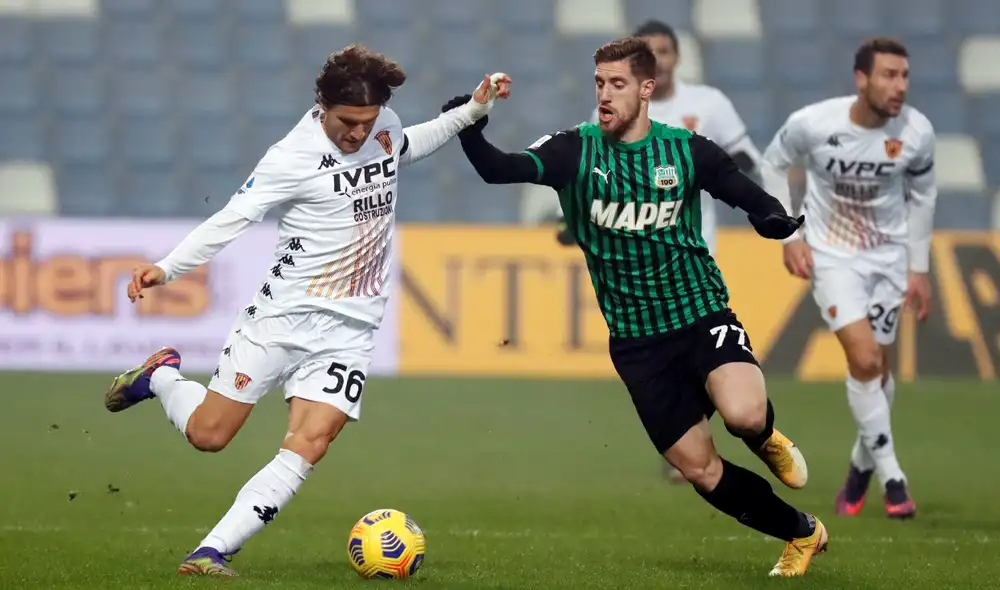 Benevento y Sassuolo se miden en la fecha 11 de la Serie A. Foto: EFE