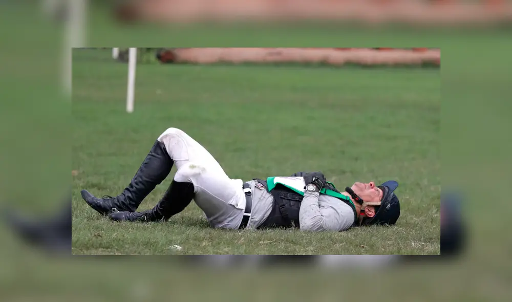 Ruy Leme Da Fonseca sufrió una aparatosa caída durante la competencia ecuestre de Lima 2019. Foto: REUTERS / Guadalupe Pardo