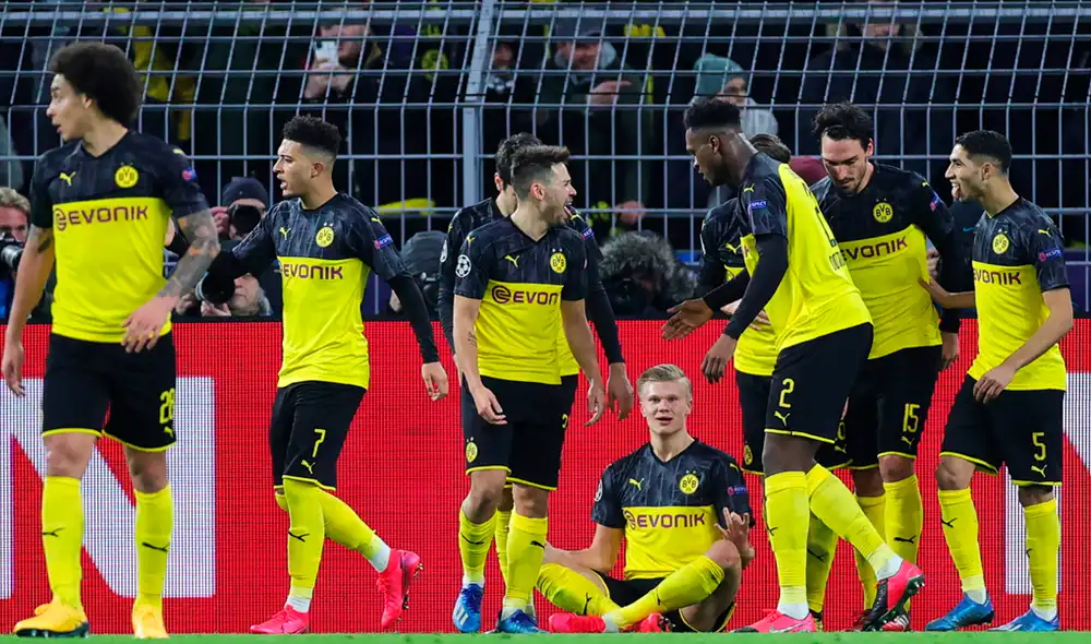 Erling Haaland le marcó un doblete al PSG y pone en ventaja al Borussia Dortmund. | Foto: EFE Erling Haaland le marcó un doblete al PSG y pone en ventaja al Borussia Dortmund. | Foto: EFE