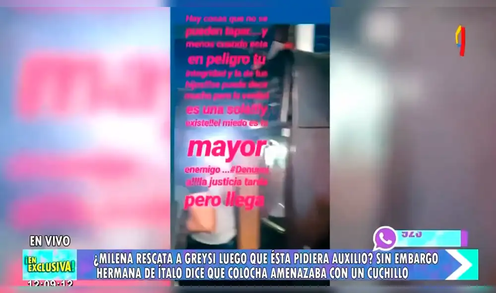 Milena Zárate "rescata" a su hermana tras pedir auxilio por maltrato de su esposo [VIDEO]