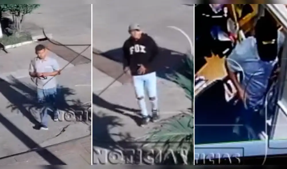 Cámaras captan violento asalto a financiera en Pucallpa [VIDEO]