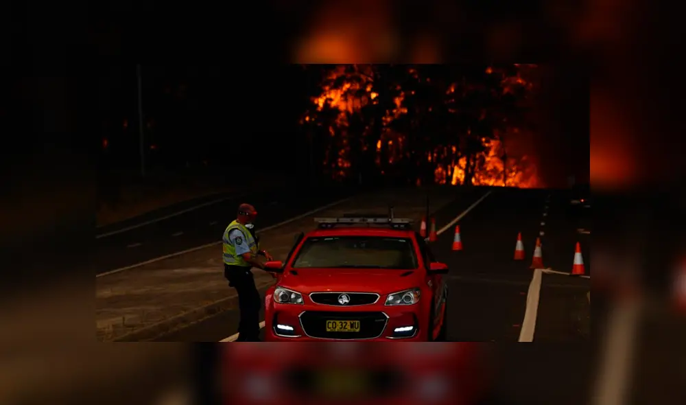 El incendio peor registrado en muchas décadas. (FOTO: Twitter)