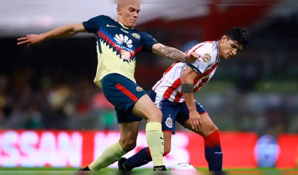 En un vibrante encuentro las Chivas y el América empataron a uno por el Clásico Nacional [RESUMEN]
