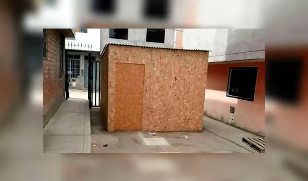 La construcción de madera que causa polémica en San Juan de Miraflores.