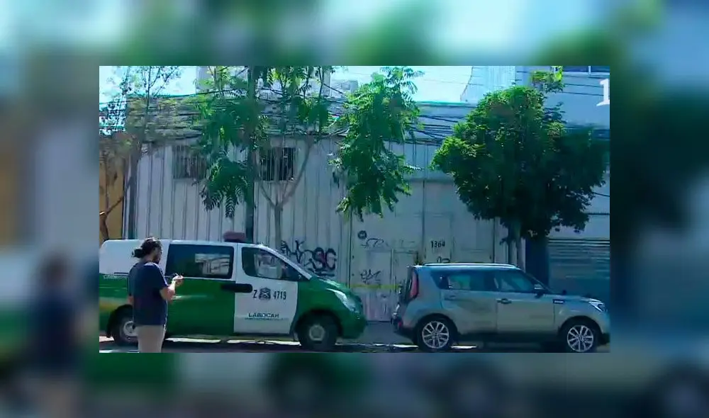 Carabineros llegaron mucho tiempo después de cometido el delito. Foto: captura Carabineros llegaron mucho tiempo después de cometido el delito. Foto: captura