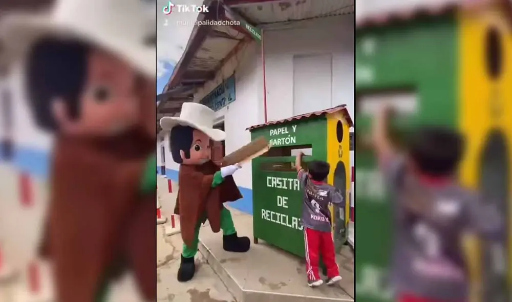 El TikTok se desarrolló en diferentes puntos de Chota. Foto:Municipalidad de Chota El TikTok se desarrolló en diferentes puntos de Chota. Foto:Municipalidad de Chota