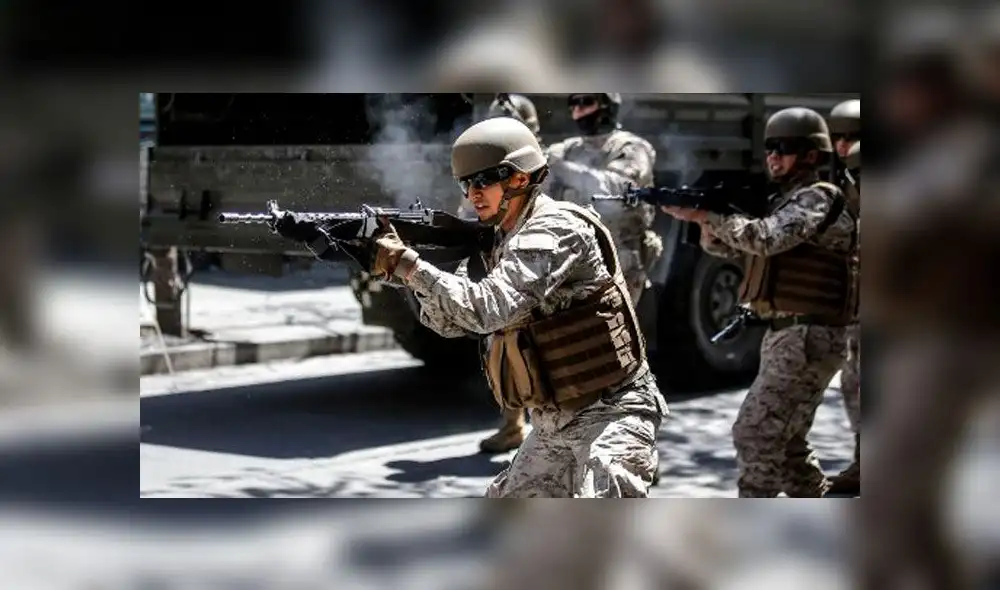 Carabineros de Chile. Foto: AFP. Carabineros de Chile. Foto: AFP.