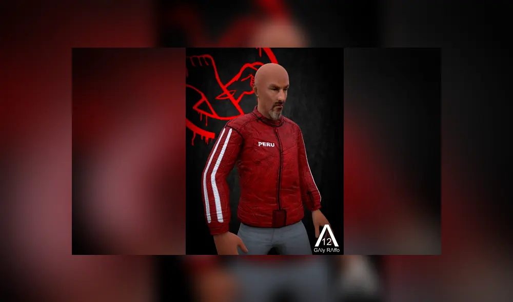 El Dragón, modelado por Galy Raffo.