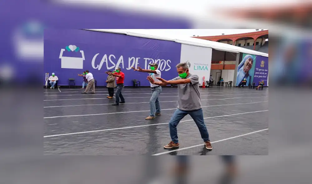Indigentes en la 'Casa de Todos'. Foto: Municipalidad de Lima
