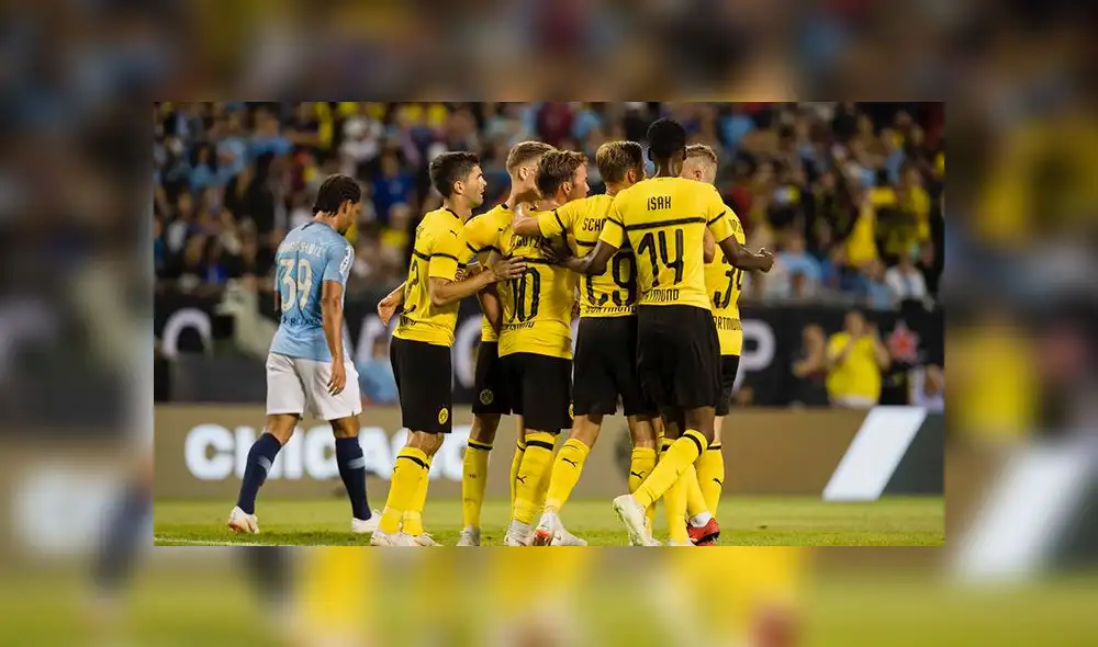 Manchester City cayó 1 a 0 ante Borussia Dortmund por la International Champions Cup Manchester City cayó 1 a 0 ante Borussia Dortmund por la International Champions Cup