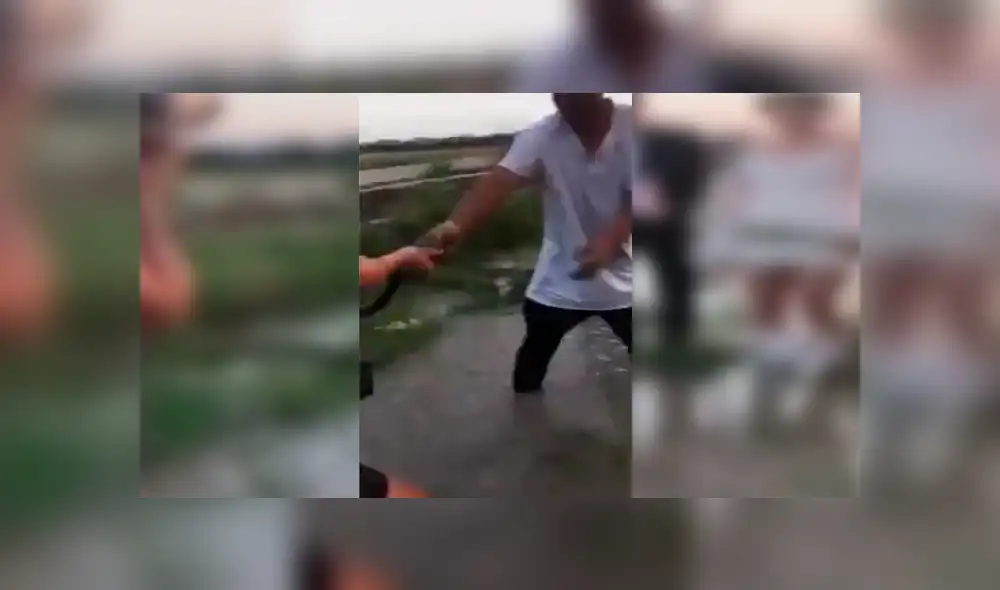 'Misteriosa criatura' arruina fotos de recién casado y el video se hace viral en las redes sociales.