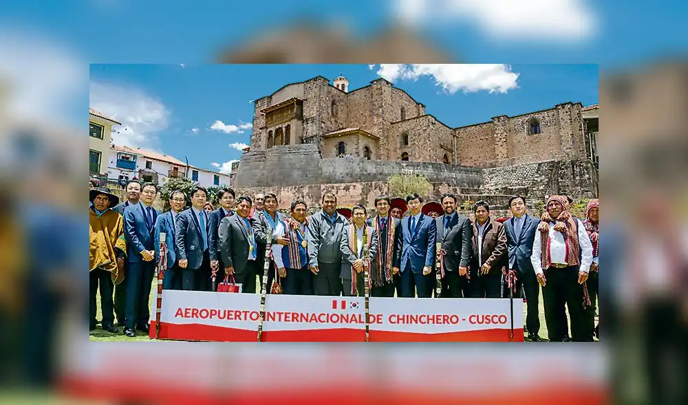 cusco. Autoridades de Urubamba respaldan aeropuerto en Chinchero, que es apoyado por koreanos.