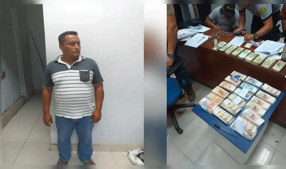 Tumbes: cae piurano con más de 76 mil soles en el puesto de Carpitas Tumbes: cae piurano con más de 76 mil soles en el puesto de Carpitas