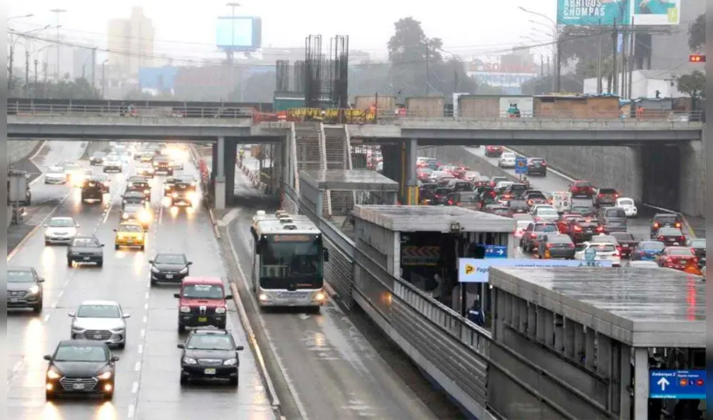 El Metropolitano retomó su ruta habitual este martes 16 de julio. (Foto: Andina)