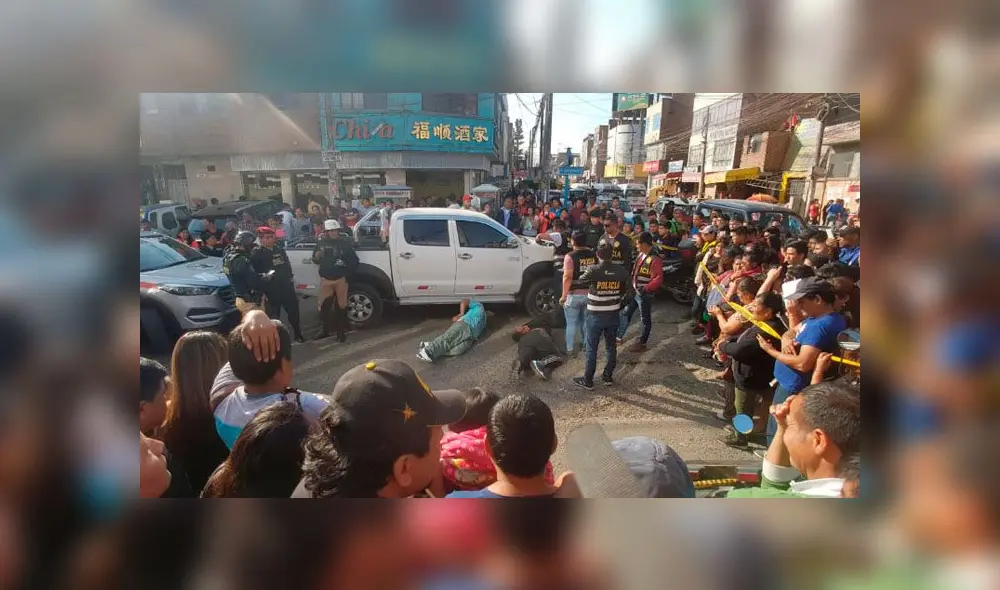 Comas: frustran secuestro de empresarios y recuperan camioneta tras intensa persecución [VIDEO]