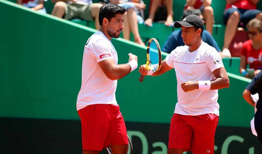Perú vs. Suiza EN VIVO Copa Davis: Segio Galdós y Joge Panta ganaron en dobles y ponen el marcador 2-1 a favor de Perú. Foto: FEDTENISPERU.