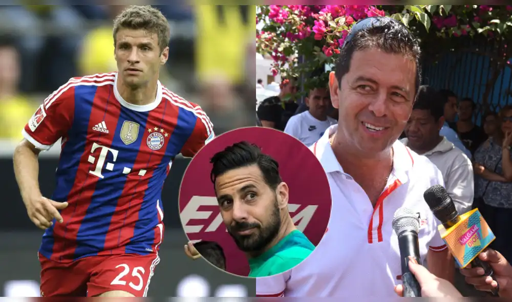 Claudio Pizarro comparó a Thomas Müller con Puchungo Yáñez.