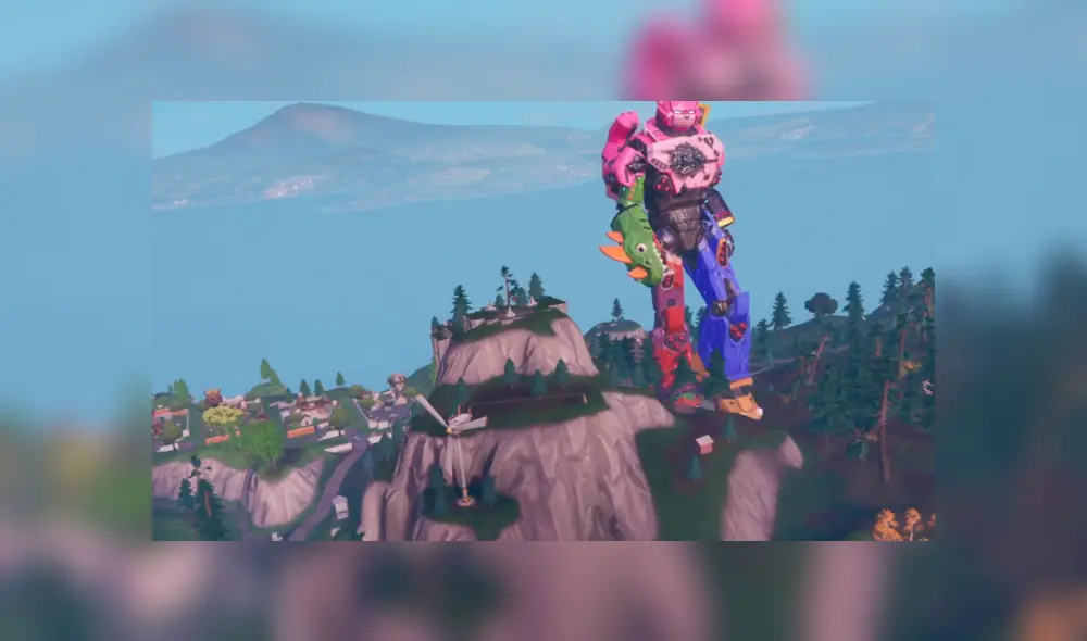 Las mejores postales del evento del fin de la temporada 9 en Fortnite. Revive la batalla entre el Monstruo y el Robot desde todo ángulo.
