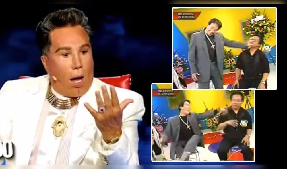 Recuerdan a Jimmy Santi épica pelea con Melcochita en 2008. Foto: Composición