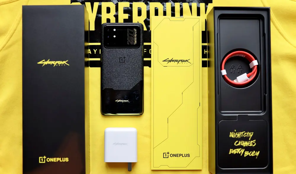 El precio del nuevo One Plus 8T Cyberpunk 2077 Edition es de 3999 yuanes. Foto: Charles Young El precio del nuevo One Plus 8T Cyberpunk 2077 Edition es de 3999 yuanes. Foto: Charles Young