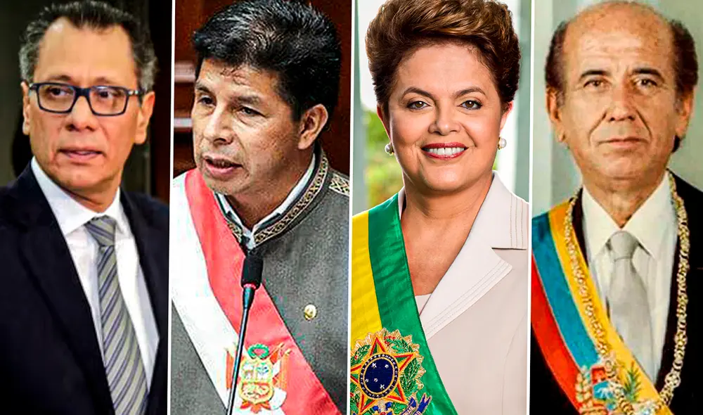 Varios países en América Latina tuvieron presidentes que dejaron sus cargo debido a ser destituidos por sus parlamentarios. Foto: Gerson Cardoso/ composición LR Varios países en América Latina tuvieron presidentes que dejaron sus cargo debido a ser destituidos por sus parlamentarios. Foto: Gerson Cardoso/ composición LR