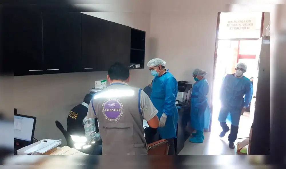 Fiscal realizó diligencia al interior de la Geresa Lambayeque. Fiscal realizó diligencia al interior de la Geresa Lambayeque.