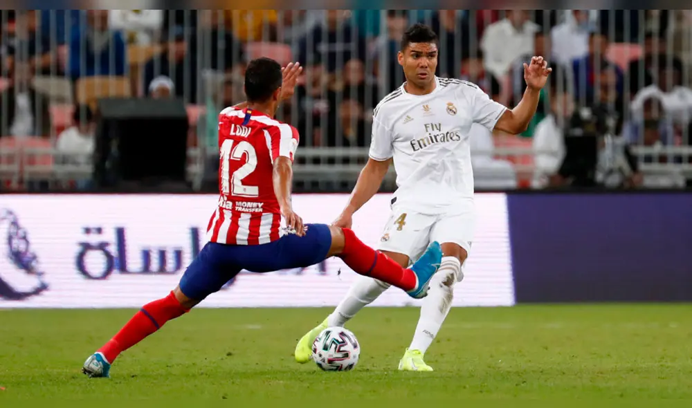 Real Madrid vs. Atletico Madrid EN VIVO por la final de la Supercopa de España. FOTO: EFE