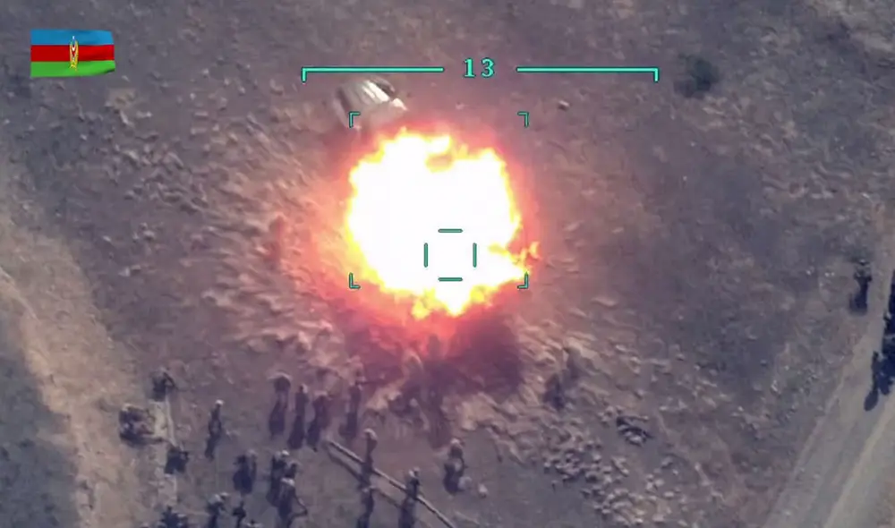 Dos periodistas del periódico francés Le Monde resultaron heridos en un ataque artillero azerbaiyano. Foto: EFE Dos periodistas del periódico francés Le Monde resultaron heridos en un ataque artillero azerbaiyano. Foto: EFE