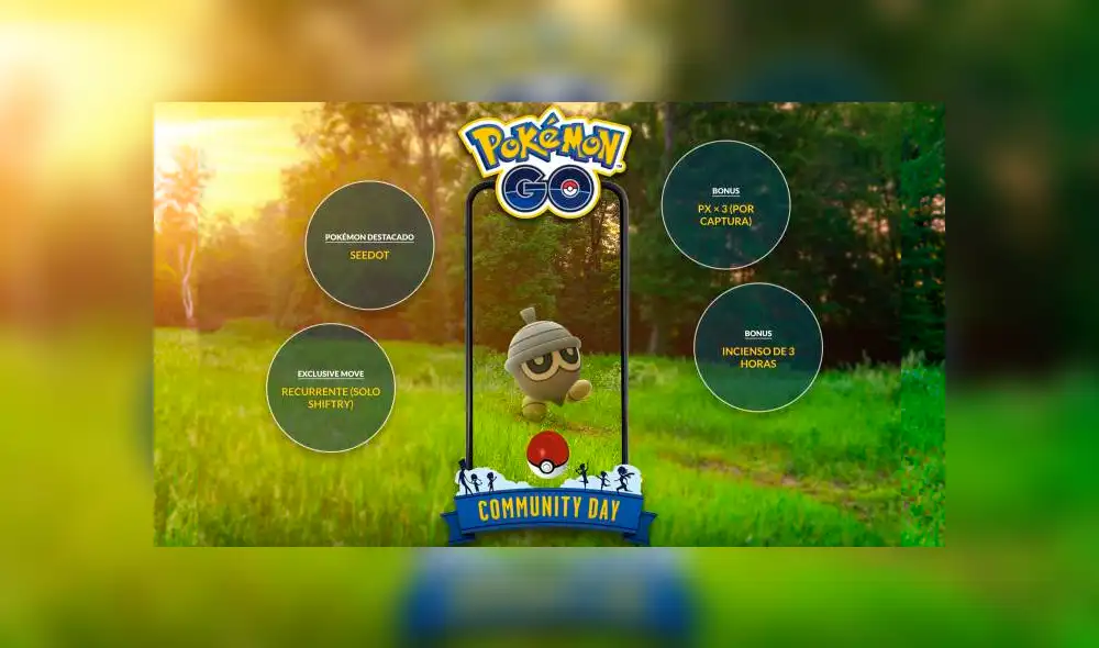 Shiftry, última evolución de Seedot, aprenderá el movimiento Recurrente.