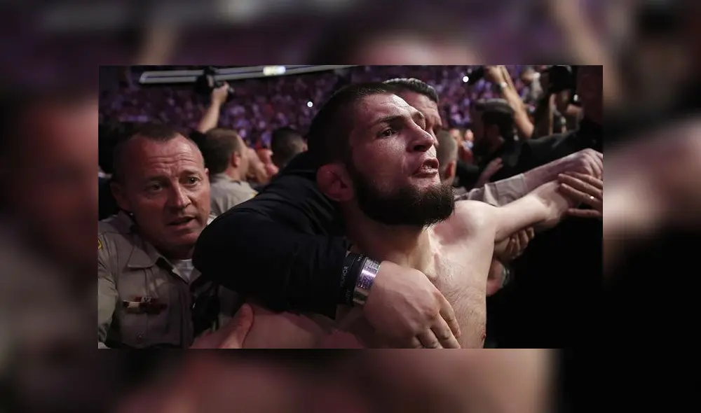 Insulto racista desencadenó la furia de Khabib Nurmangomedov en la UFC 