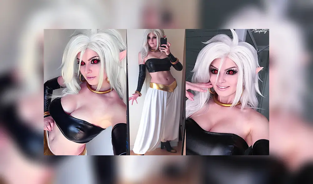 Dragon Ball Super: Chica hace sexy cosplay del 'Androide 21' y enamora a fanáticos [FOTOS]