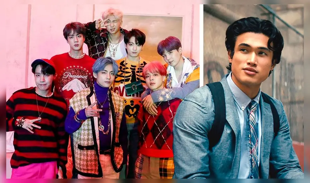 El actor Charles Melton se declaró fan de BTS.