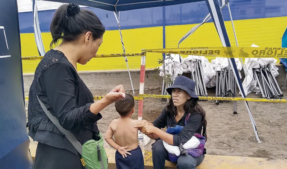 Encuentro. María conoció Olinda, quien ayudó a Fabián. (Foto: A. Velásquez) Encuentro. María conoció Olinda, quien ayudó a Fabián. (Foto: A. Velásquez)