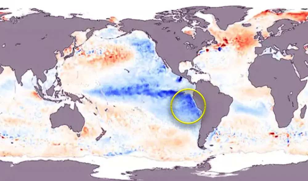 Existe un 55% de probabilidad de que las condiciones de La Niña persistan durante el primer trimestre del próximo año | Foto: IDL TIFF File / Wikipedia