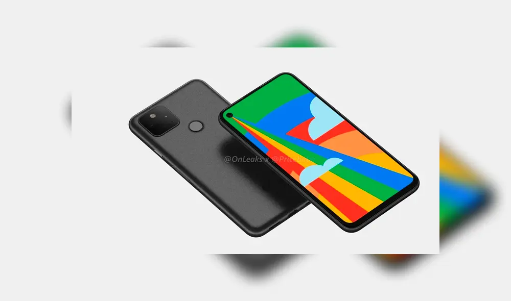 Así luciría el Google Pixel 5. Foto: Onleaks.