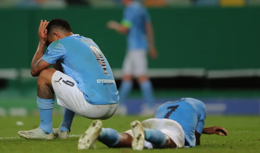 Manchester City cayó 3-1 frente al Lyon. (Créditos: AFP) Manchester City cayó 3-1 frente al Lyon. (Créditos: AFP)