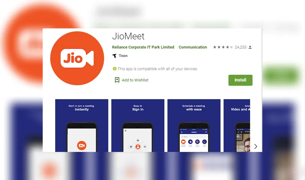 Desliza para que conozcas al rival de Zoom. Foto: Captura.