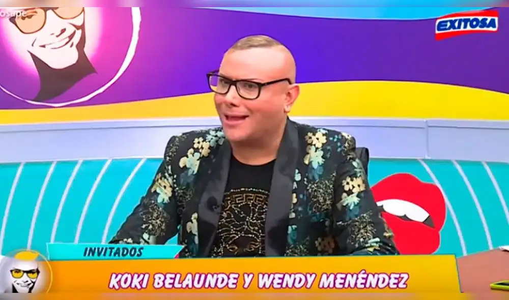 El conductor expresó la irresponsabilidad de la modelo al descuidar su salud. Foto: Captura de TV.