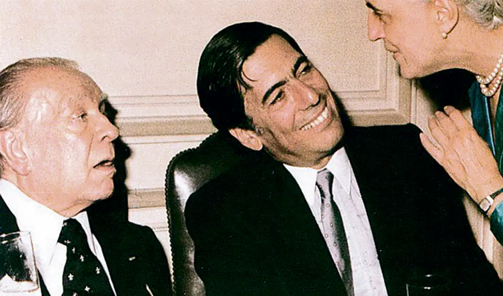 Visita. Con Jorge Luis Borges en Buenos Aires, 1981.