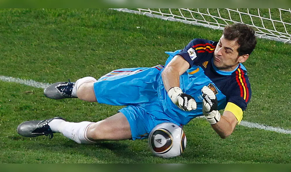 Iker Casillas fue una de las máximas figuras de España en el Mundial de Sudáfrica 2010. Foto: EFE.
