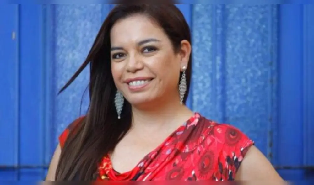 Milagros Leiva 'se asusta' por broma de mal gusto de su compañero de TV en vivo [VIDEO]