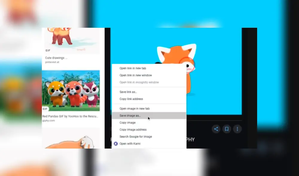 Busca el GIF que desees en internet o crea el tuyo propio con alguna herramienta en línea. Busca el GIF que desees en internet o crea el tuyo propio con alguna herramienta en línea.
