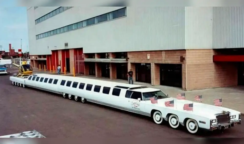 Youtube: así es el auto más largo del mundo creado en 1992