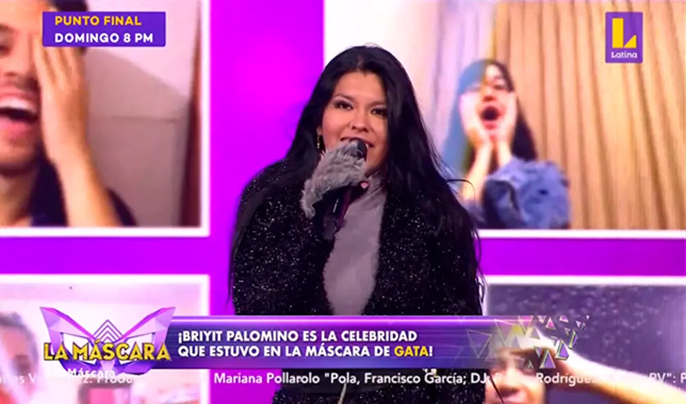 Briyit Palomino, la popular "vampiresa de la cumbia", fue la eliminada de la semana. (Foto: Captura Latina)