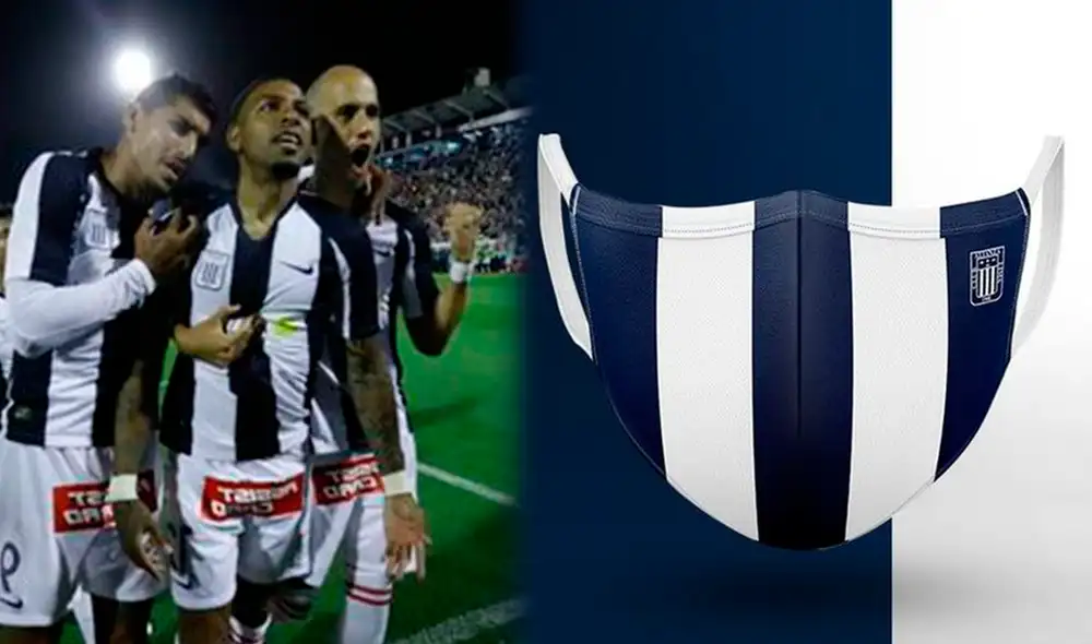 Alianza Lima se convirtió en el primer equipo de la Liga 1 en presentar mascarillas personalizadas. (FOTO: Composición GLR).