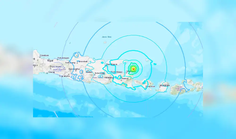 Tercer temblor de 6,0 sacude la isla de Java en Indonesia